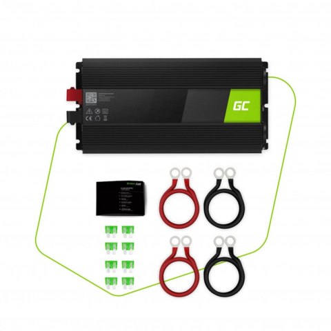 Green Cell - Przetwornica napięcia Inwerter 24V na 230V 2000W/4000W Czysta sinusoida Green Cell - Przetwornica napięcia Inwerter 24V na 230V 2000W/4000W Czysta sinusoida