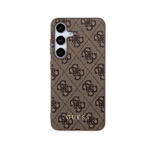 Guess 4G Metal Gold Logo - Etui Samsung Galaxy S24 (brązowy) Guess 4G Metal Gold Logo - Etui Samsung Galaxy S24 (brązowy)