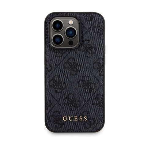 Guess Bundle Pack MagSafe 4G Metal Gold Logo - Zestaw etui + Power Bank 5000mAh MagSafe iPhone 13 Pro Max (czarny) Guess Bundle Pack MagSafe 4G Metal Gold Logo - Zestaw etui + Power Bank 5000mAh MagSafe iPhone 13 Pro Max (czarny)