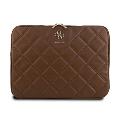 Guess Quilted 4G Sleeve - Etui na notebooka 13" / 14" (brązowy) Guess Quilted 4G Sleeve - Etui na notebooka 13" / 14" (brązowy)