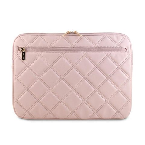 Guess Quilted 4G Sleeve - Etui na notebooka 13" / 14" (różowy) Guess Quilted 4G Sleeve - Etui na notebooka 13" / 14" (różowy)