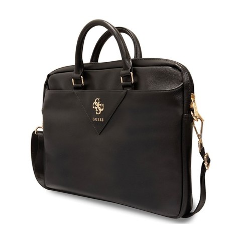 Guess Triangle 4G Computer Bag - Torba na notebooka 15" / 16" (czarny) Guess Triangle 4G Computer Bag - Torba na notebooka 15" / 16" (czarny)