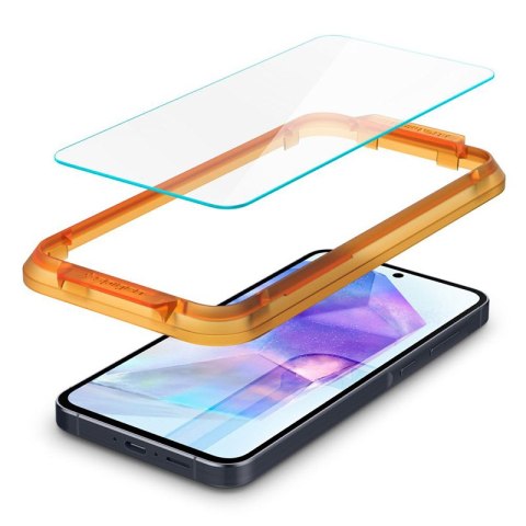 Spigen Alm Glas.TR 2-Pack - Szkło hartowane do Samsung Galaxy A55 5G (2 szt.) (Przezroczysty) Spigen Alm Glas.TR 2-Pack - Szkło hartowane do Samsung Galaxy A55 5G (2 szt.) (Przezroczysty)
