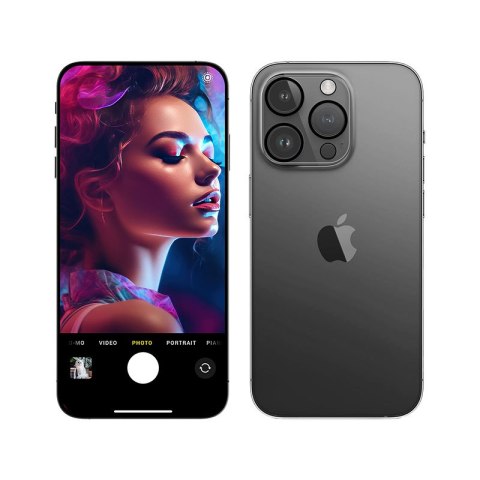 3mk Lens Pro Full Cover - Szkło na obiektyw aparatu iPhone 15 Pro / 15 Pro Max 3mk Lens Pro Full Cover - Szkło na obiektyw aparatu iPhone 15 Pro / 15 Pro Max