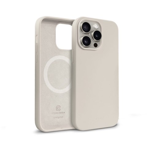 Crong Color Cover Magnetic - Etui iPhone 15 Pro Max MagSafe (kamienny beż) Crong Color Cover Magnetic - Etui iPhone 15 Pro Max MagSafe (kamienny beż)