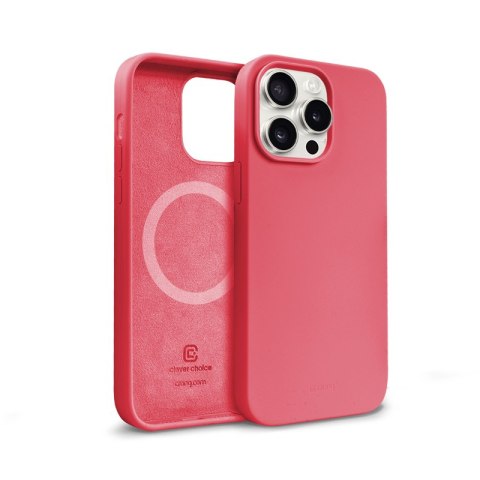 Crong Color Cover Magnetic - Etui iPhone 15 Pro MagSafe (różowy) Crong Color Cover Magnetic - Etui iPhone 15 Pro MagSafe (różowy)