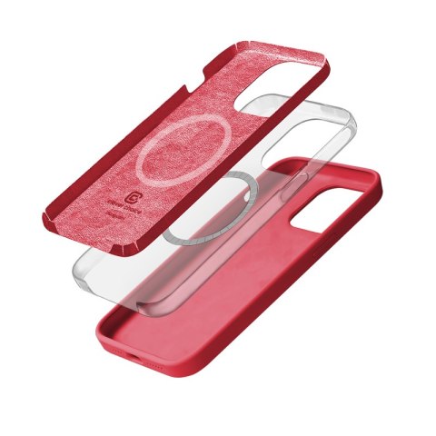 Crong Color Cover Magnetic - Etui iPhone 15 Pro MagSafe (różowy) Crong Color Cover Magnetic - Etui iPhone 15 Pro MagSafe (różowy)