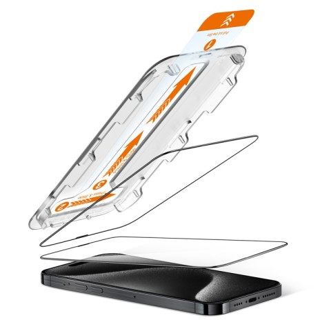 Crong EasyShield 2-Pack - Szkło hartowane iPhone 15 Pro Max (2 sztuki) Crong EasyShield 2-Pack - Szkło hartowane iPhone 15 Pro Max (2 sztuki)
