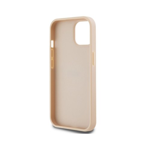 DKNY Leather Mono Stripe & Metal Logo - Etui iPhone 15 Plus / 14 Plus (różowy) DKNY Leather Mono Stripe & Metal Logo - Etui iPhone 15 Plus / 14 Plus (różowy)