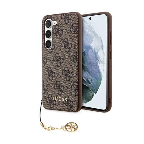 Guess 4G Charms Collection - Etui Samsung Galaxy A55 5G (brązowy) Guess 4G Charms Collection - Etui Samsung Galaxy A55 5G (brązowy)