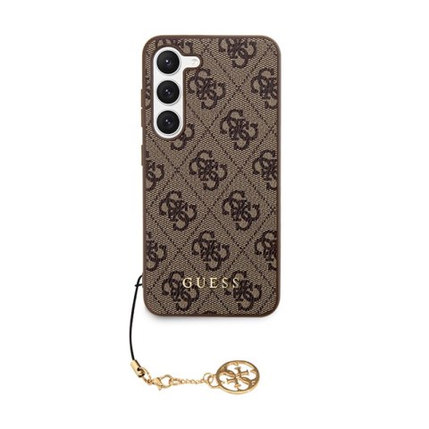 Guess 4G Charms Collection - Etui Samsung Galaxy A55 5G (brązowy) Guess 4G Charms Collection - Etui Samsung Galaxy A55 5G (brązowy)