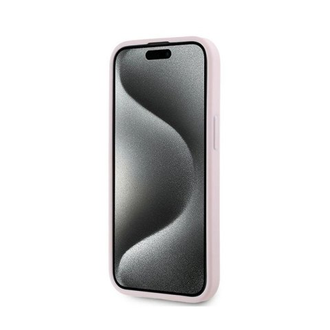 Karl Lagerfeld Diagonal Quilted Script - Etui iPhone 14 / 15 / 13 (różowy) Karl Lagerfeld Diagonal Quilted Script - Etui iPhone 14 / 15 / 13 (różowy)