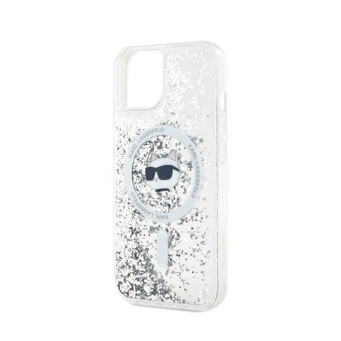 Karl Lagerfeld Liquid Glitter Choupette Head MagSafe - Etui iPhone 13 (przezroczysty) Karl Lagerfeld Liquid Glitter Choupette Head MagSafe - Etui iPhone 13 (przezroczysty)