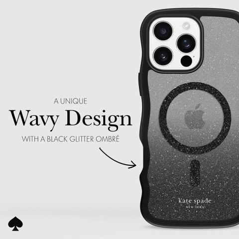 Kate Spade New York Wavy MagSafe - Etui iPhone 16 Pro (Nightfall) Kate Spade New York Wavy MagSafe - Etui iPhone 16 Pro (Nightfall)