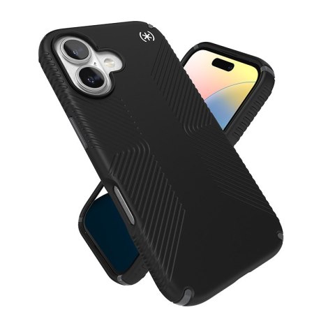 Speck Presidio2 Grip - Etui iPhone 16 (Black / Slate Grey / White) Speck Presidio2 Grip - Etui iPhone 16 (Black / Slate Grey / White)