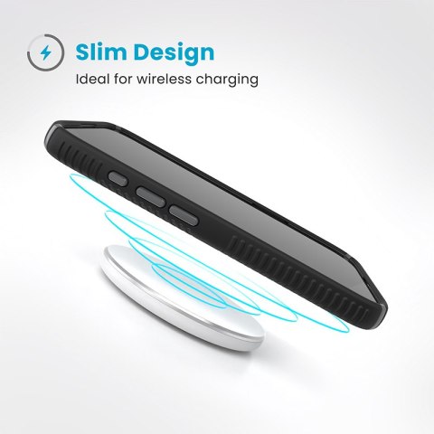Speck Presidio2 Grip - Etui iPhone 16 Pro (Black / Slate Grey / White) Speck Presidio2 Grip - Etui iPhone 16 Pro (Black / Slate Grey / White)