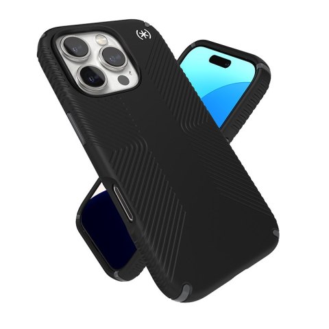 Speck Presidio2 Grip - Etui iPhone 16 Pro (Black / Slate Grey / White) Speck Presidio2 Grip - Etui iPhone 16 Pro (Black / Slate Grey / White)
