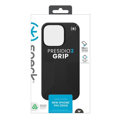 Speck Presidio2 Grip - Etui iPhone 16 Pro (Black / Slate Grey / White) Speck Presidio2 Grip - Etui iPhone 16 Pro (Black / Slate Grey / White)