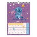 Disney Stitch - Kalendarz ścienny A3 2025 rok (30 x 42 cm)