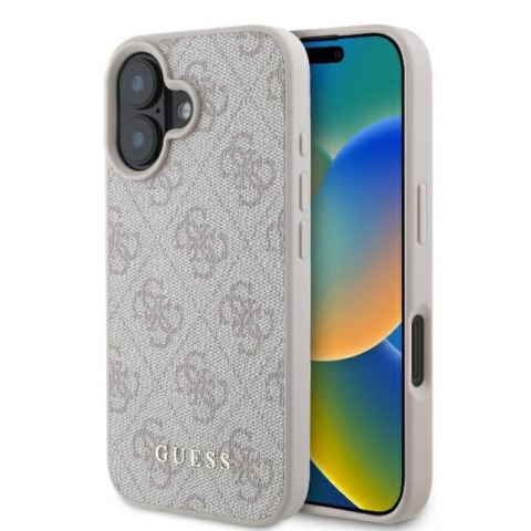 Guess 4G Classic - Etui iPhone 16 Plus (różowy) Guess 4G Classic - Etui iPhone 16 Plus (różowy)