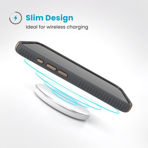 Speck Presidio2 Grip - Etui iPhone 16 Pro (Charcoal Grey / Cool Bronze / White) Speck Presidio2 Grip - Etui iPhone 16 Pro (Charcoal Grey / Cool Bronze / White)