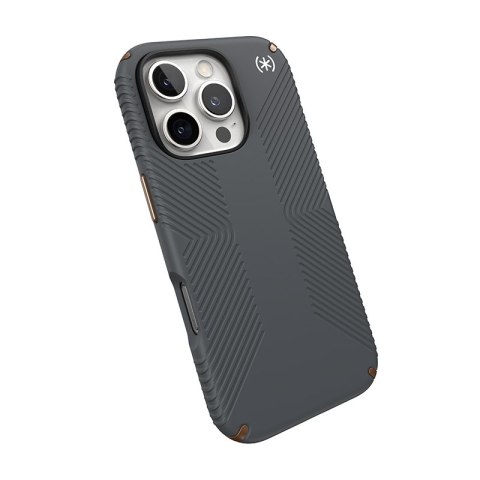 Speck Presidio2 Grip - Etui iPhone 16 Pro (Charcoal Grey / Cool Bronze / White) Speck Presidio2 Grip - Etui iPhone 16 Pro (Charcoal Grey / Cool Bronze / White)