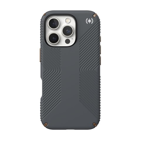 Speck Presidio2 Grip - Etui iPhone 16 Pro (Charcoal Grey / Cool Bronze / White) Speck Presidio2 Grip - Etui iPhone 16 Pro (Charcoal Grey / Cool Bronze / White)