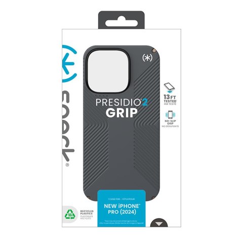Speck Presidio2 Grip - Etui iPhone 16 Pro (Charcoal Grey / Cool Bronze / White) Speck Presidio2 Grip - Etui iPhone 16 Pro (Charcoal Grey / Cool Bronze / White)