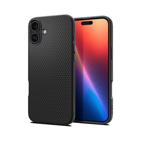 Spigen Liquid Air - Etui do iPhone 16 (Matte Black) Spigen Liquid Air - Etui do iPhone 16 (Matte Black)