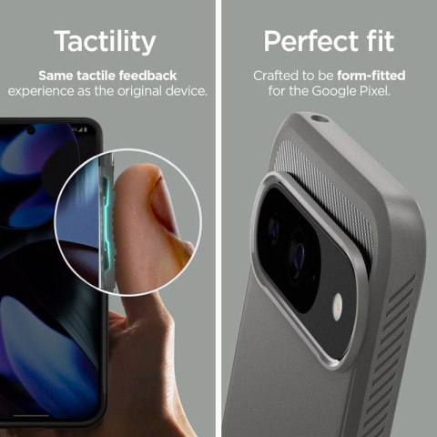 Spigen Rugged Armor - Etui do Google Pixel 9 / 9 Pro (Marble Grey) Spigen Rugged Armor - Etui do Google Pixel 9 / 9 Pro (Marble Grey)