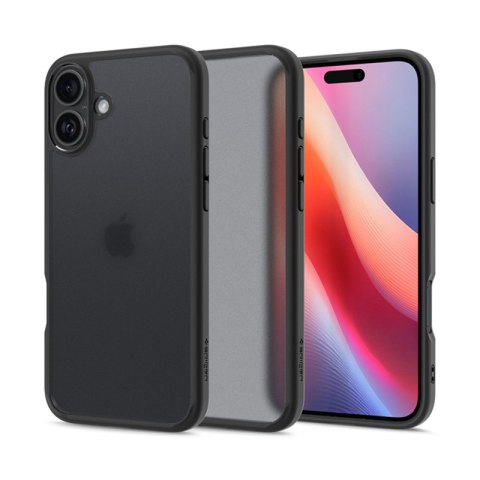 Spigen Ultra Hybrid - Etui do iPhone 16 (Frost Black) Spigen Ultra Hybrid - Etui do iPhone 16 (Frost Black)
