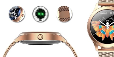 G.Rossi Damski SMARTWATCH G.Rossi SW014G-2 Różowe złoto G.Rossi Damski SMARTWATCH G.Rossi SW014G-2 Różowe złoto