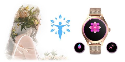 G.Rossi Damski SMARTWATCH G.Rossi SW014G-2 Różowe złoto G.Rossi Damski SMARTWATCH G.Rossi SW014G-2 Różowe złoto