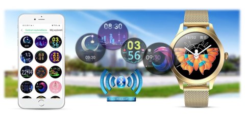 G.Rossi Damski SMARTWATCH G.Rossi SW014G-4 Złoty G.Rossi Damski SMARTWATCH G.Rossi SW014G-4 Złoty