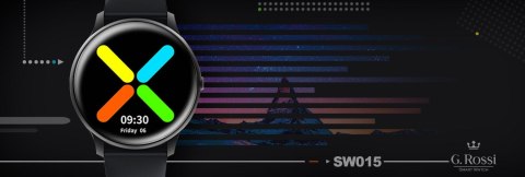 G.Rossi Damski SMARTWATCH G.Rossi SW015-1 Czarny G.Rossi Damski SMARTWATCH G.Rossi SW015-1 Czarny