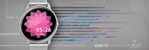 G.Rossi Damski SMARTWATCH G. Rossi SW015-3 Srebrny G.Rossi Damski SMARTWATCH G. Rossi SW015-3 Srebrny