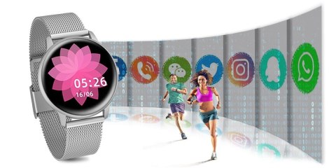 G.Rossi Damski SMARTWATCH G. Rossi SW015-3 Srebrny G.Rossi Damski SMARTWATCH G. Rossi SW015-3 Srebrny