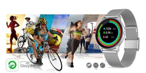 G.Rossi Damski SMARTWATCH G. Rossi SW015-3 Srebrny G.Rossi Damski SMARTWATCH G. Rossi SW015-3 Srebrny
