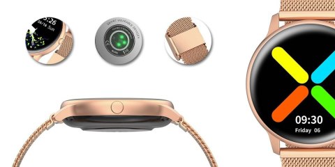G.Rossi Damski SMARTWATCH G.Rossi SW015-4 Różowe złoto G.Rossi Damski SMARTWATCH G.Rossi SW015-4 Różowe złoto