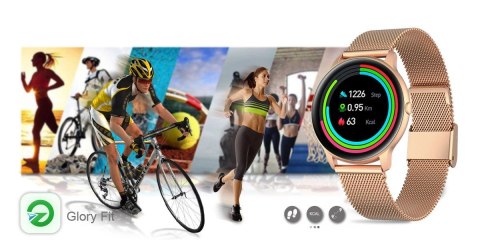 G.Rossi Damski SMARTWATCH G.Rossi SW015-4 Różowe złoto G.Rossi Damski SMARTWATCH G.Rossi SW015-4 Różowe złoto