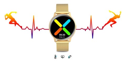 G.Rossi Damski SMARTWATCH G.Rossi SW015-5 Złoty G.Rossi Damski SMARTWATCH G.Rossi SW015-5 Złoty