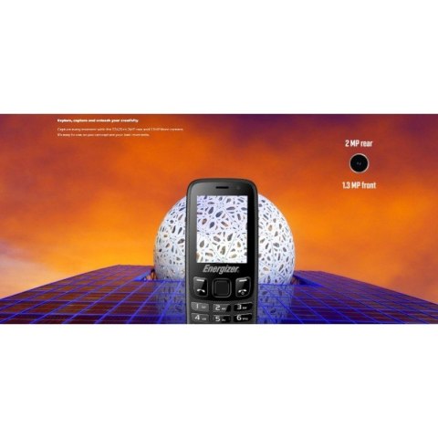 Energizer E242S+ - Telefon 512MB RAM 4GB 2,4" 4G LTE Dual SIM EU (Czarny) Energizer E242S+ - Telefon 512MB RAM 4GB 2,4" 4G LTE Dual SIM EU (Czarny)