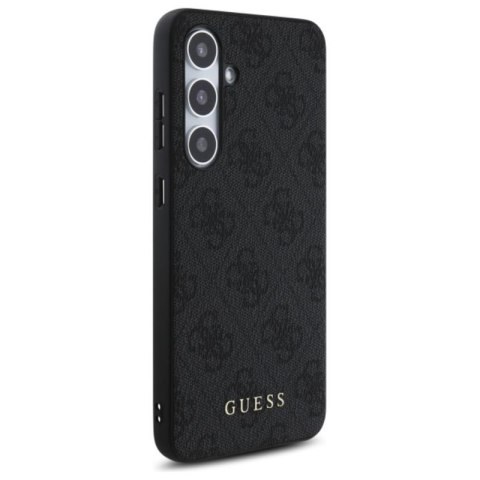 Guess 4G Metal Gold Logo - Etui Samsung Galaxy S24 FE (szary) Guess 4G Metal Gold Logo - Etui Samsung Galaxy S24 FE (szary)
