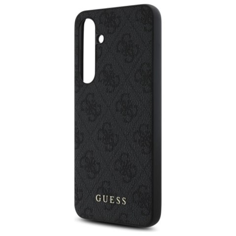 Guess 4G Metal Gold Logo - Etui Samsung Galaxy S24 FE (szary) Guess 4G Metal Gold Logo - Etui Samsung Galaxy S24 FE (szary)