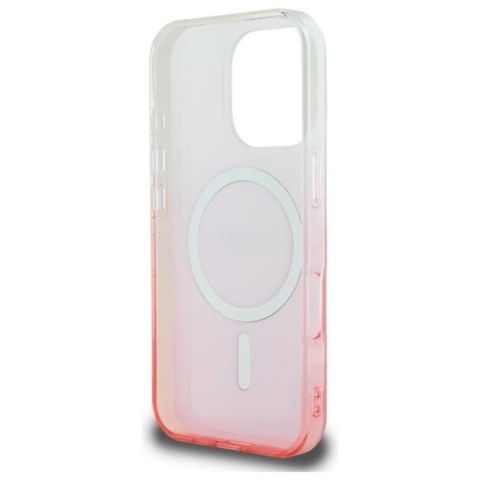 Guess IML Glitter Gradient MagSafe - Etui iPhone 16 Pro Max (różowy) Guess IML Glitter Gradient MagSafe - Etui iPhone 16 Pro Max (różowy)