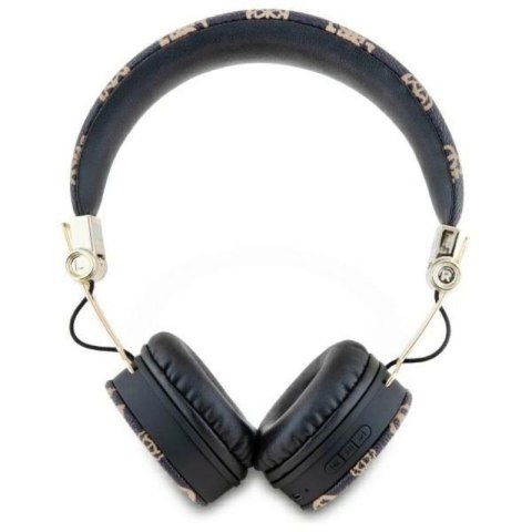 Guess Peony Script Round Shape - Bezprzewodowe słuchawki nauszne Bluetooth ENC (czarny) Guess Peony Script Round Shape - Bezprzewodowe słuchawki nauszne Bluetooth ENC (czarny)