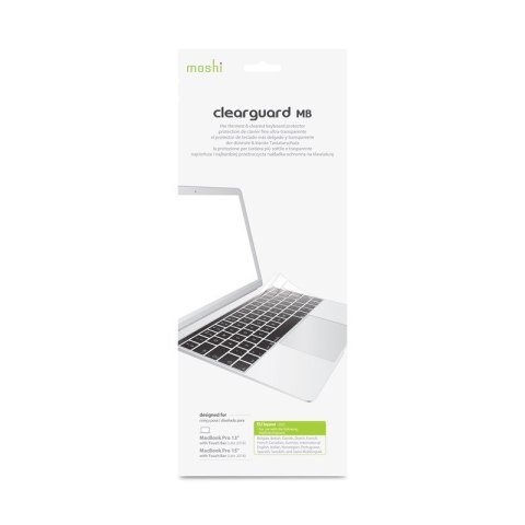 Moshi ClearGuard 12 - Nakładka na klawiaturę MacBook 12 / MacBook Pro 13 bez Touch Bar (EU layout) Moshi ClearGuard 12 - Nakładka na klawiaturę MacBook 12 / MacBook Pro 13 bez Touch Bar (EU layout)