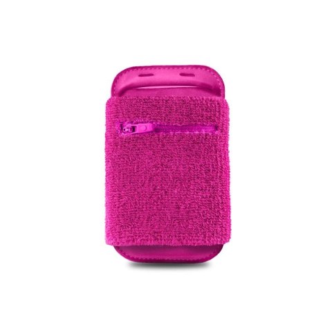 PURO Running Band - Uniwersalna frotka do biegania do smartfonów max 4.3" + key pocket (różowy) PURO Running Band - Uniwersalna frotka do biegania do smartfonów max 4.3" + key pocket (różowy)