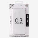 PURO Ultra Slim "0.3" Cover MFX - Zestaw etui + folia na ekran Xperia M4 AQUA (półprzezroczysty)
