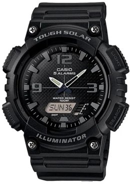CASIO Zegarek Męski CASIO SOLAR AQ-S810W-1A2VDF